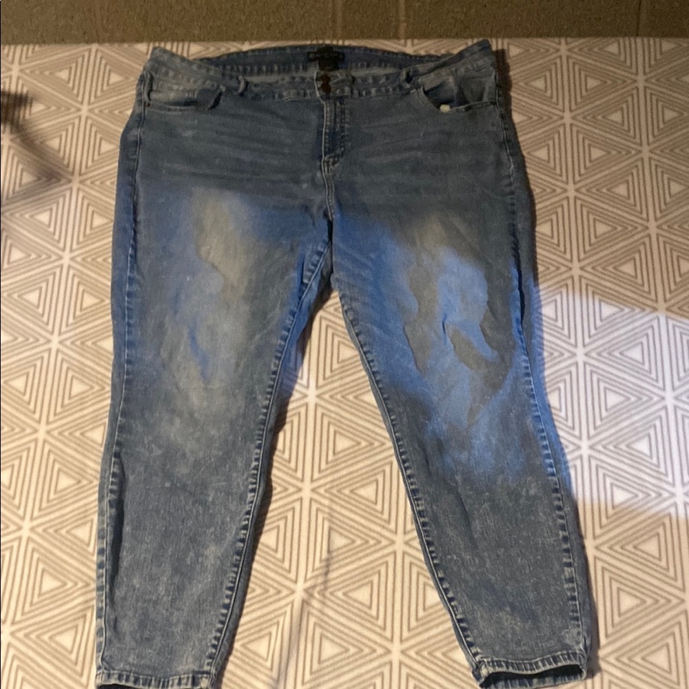 Fashion to Figure Blue Ankle‎ Cropped Jeans